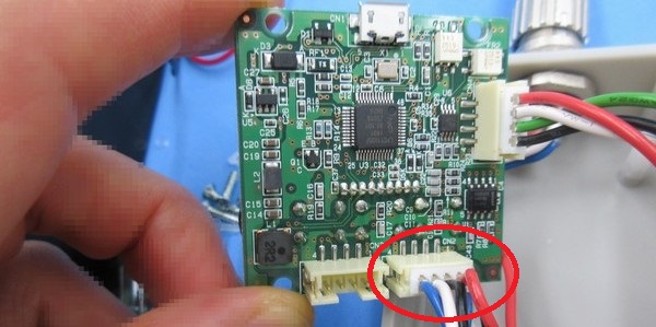 スマート湿度計GHT-01Aのアナログ出力コネクタをRS-485コネクタに差し替える方法