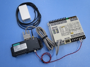パケットアダプタGS-1212とFOMA通信機の接続例