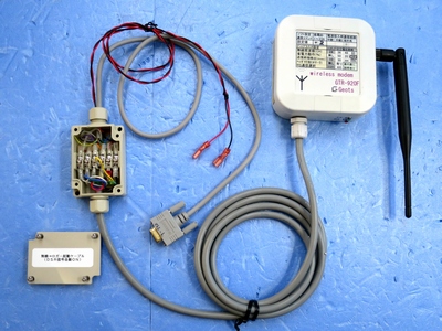 無線モデムGTR-920FのRS-232C＋電源接続ケーブル