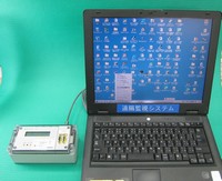 電気検層器とパソコンとの接続