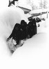 昭和40年代：雪の中の登下校