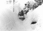 昭和40年代：ロータリー除雪車